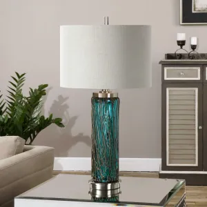 Stella Blue Glass Table Lamp ceiling light, pendant lamp