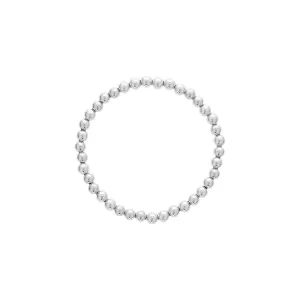 Sterling Silver 5mm Beaded Bracelet