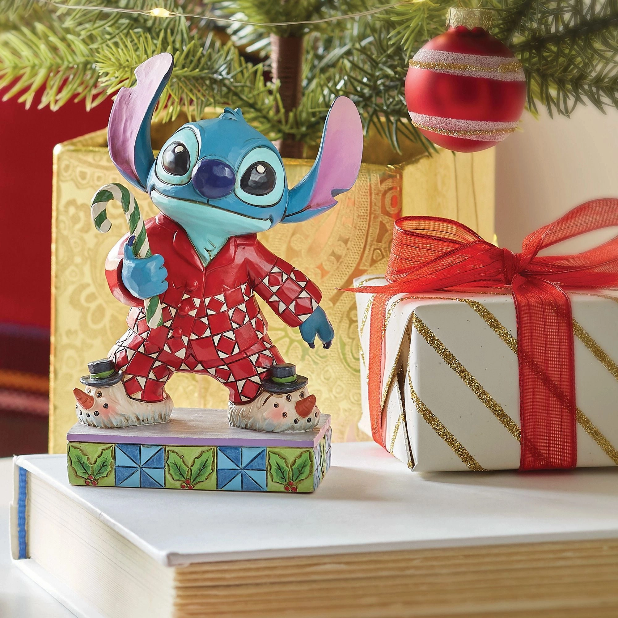 Stitch in Christmas Pajamas