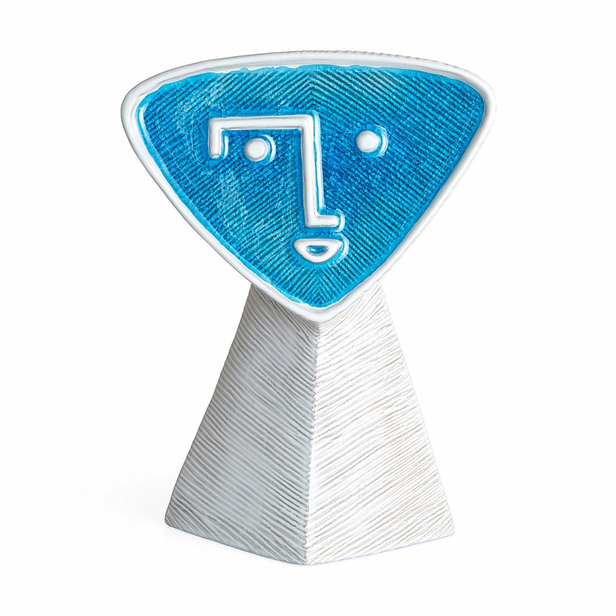 Stoneware Face Vase | Jonathan Adler Les Amis La Modle Vase,Glass Vase