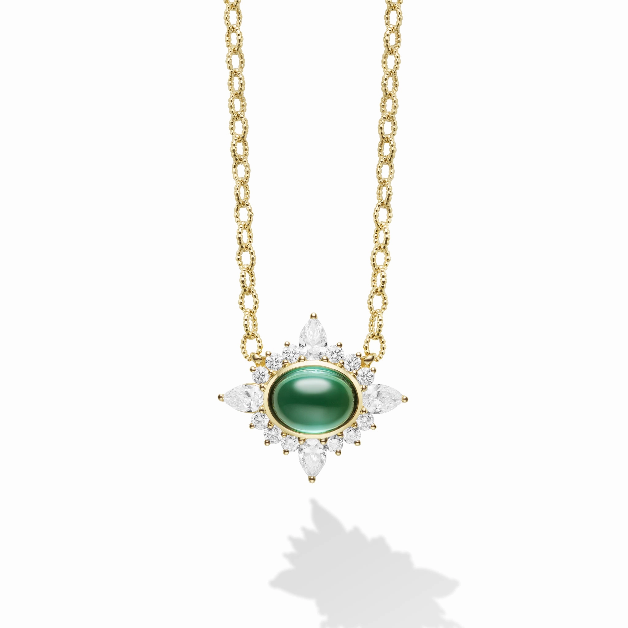 Studio 18K Diamond and Indicolite Necklace