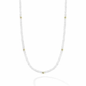 Studio 18K Gold Aquamarine Necklace
