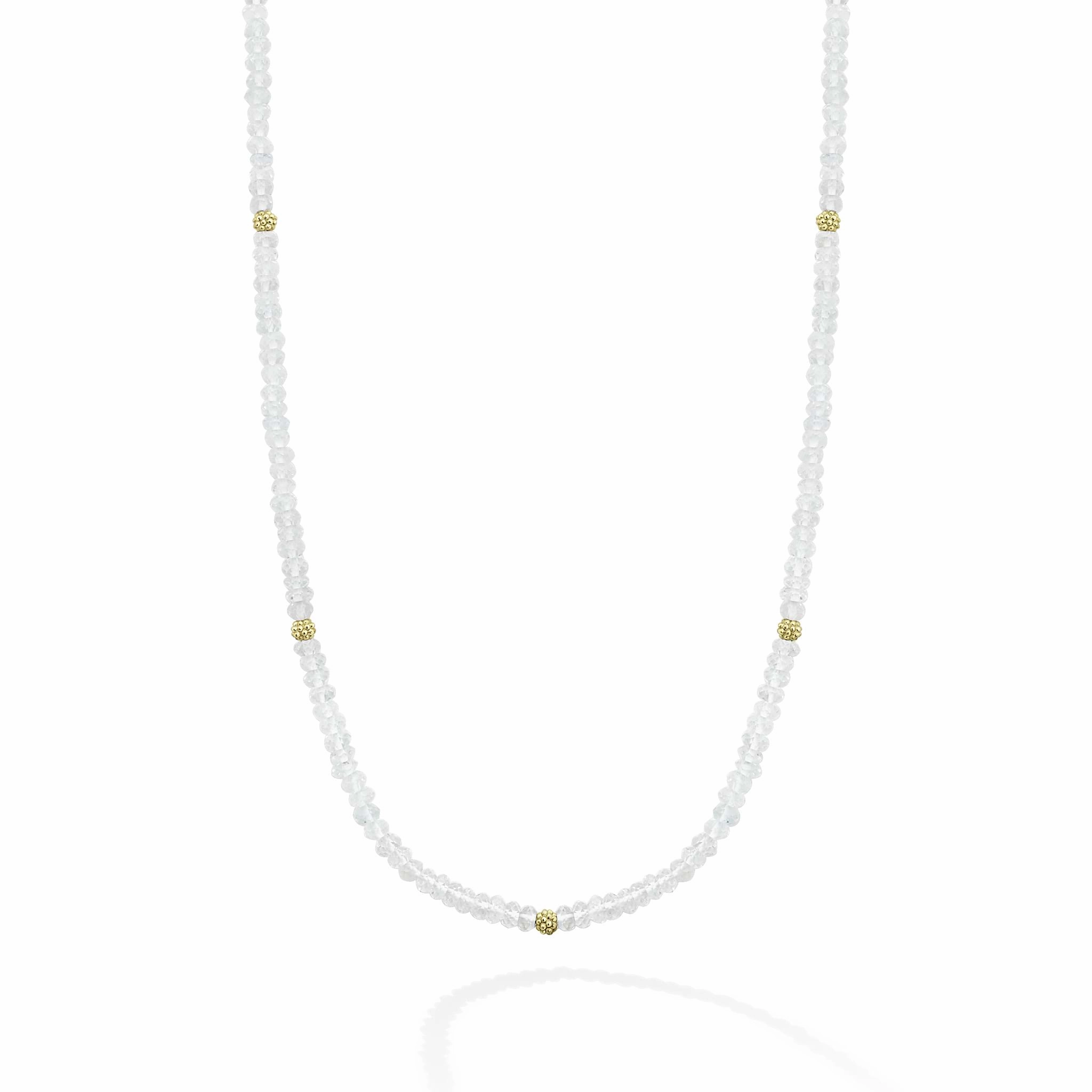 Studio 18K Gold Aquamarine Necklace