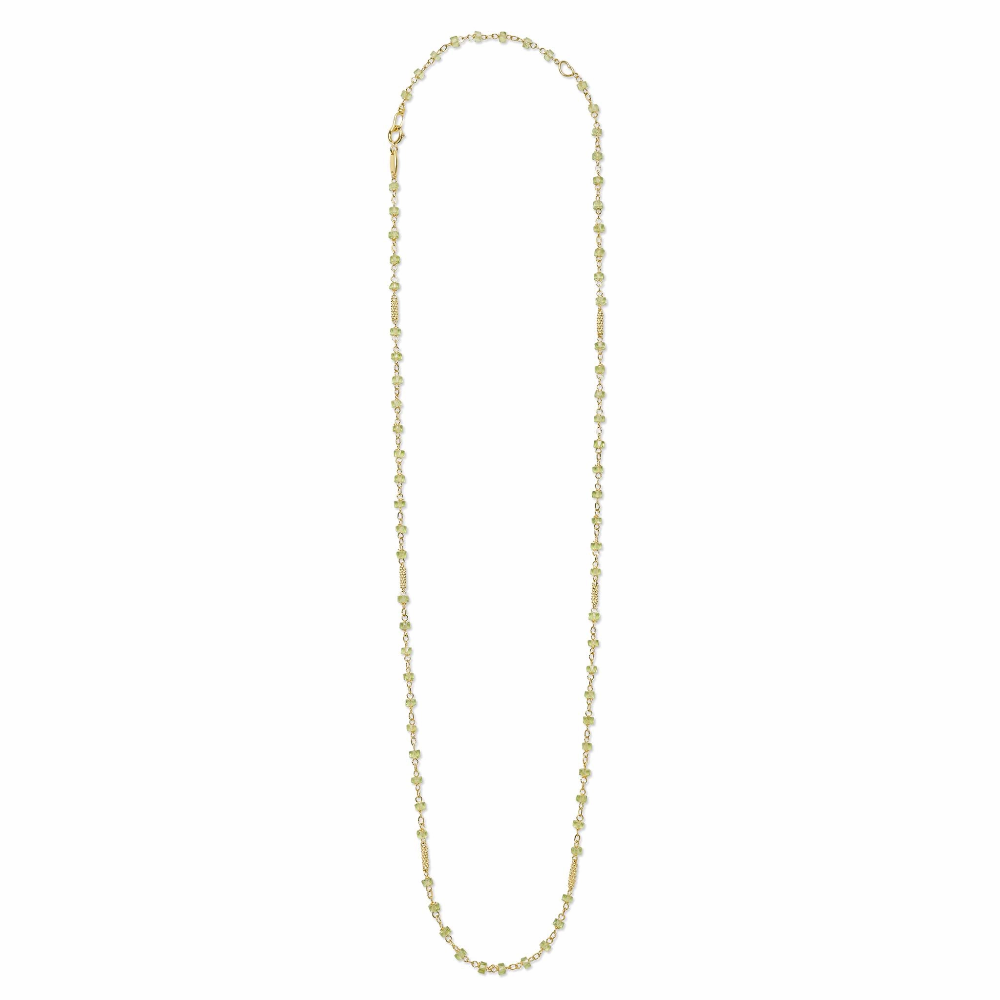 Studio 18K Gold Peridot Necklace