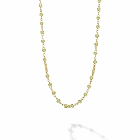 Studio 18K Gold Peridot Necklace