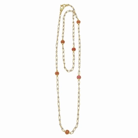 Studio 18K Gold Yellow Sapphire Long Necklace
