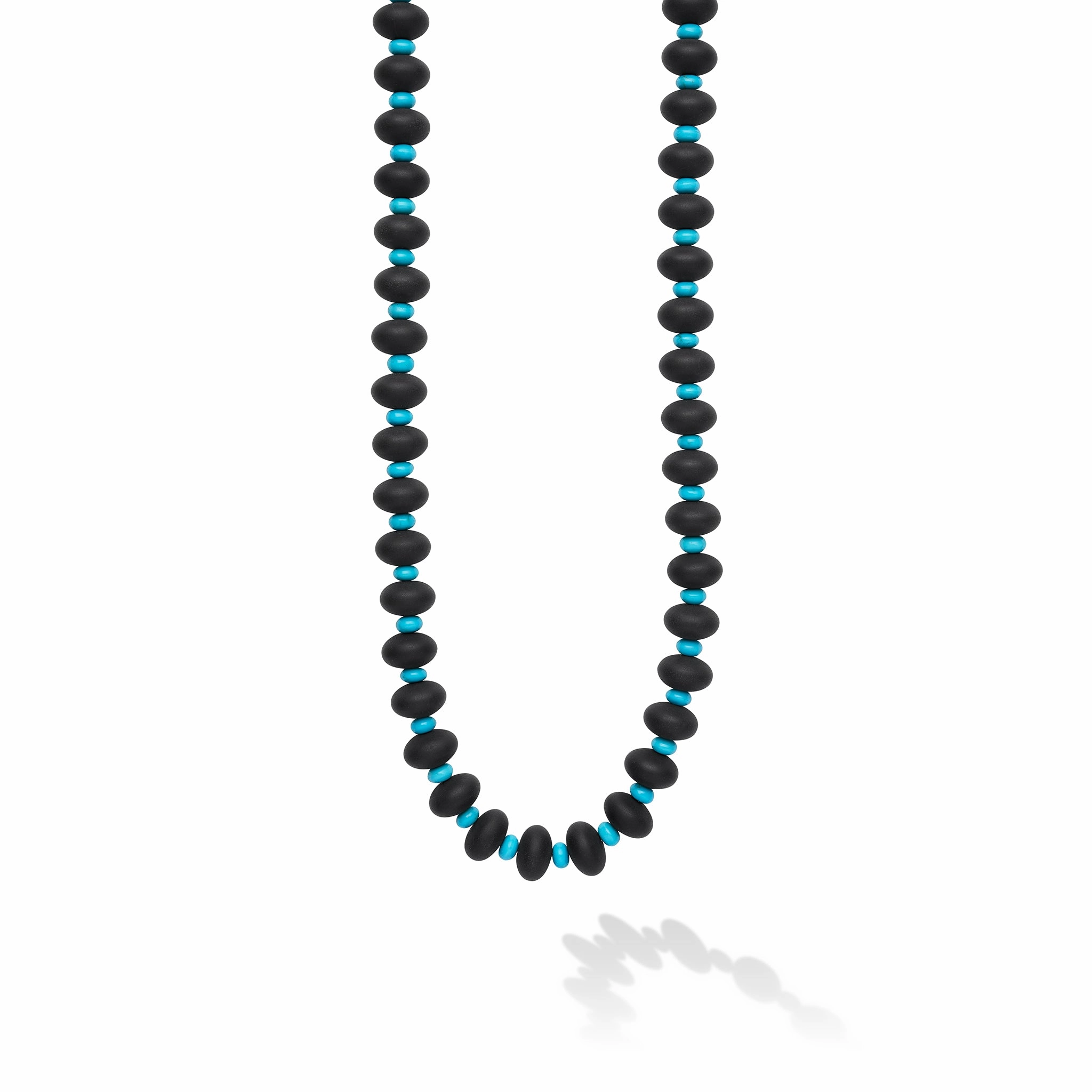 Studio 18K Onyx and Turquoise Necklace