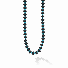 Studio 18K Onyx and Turquoise Necklace