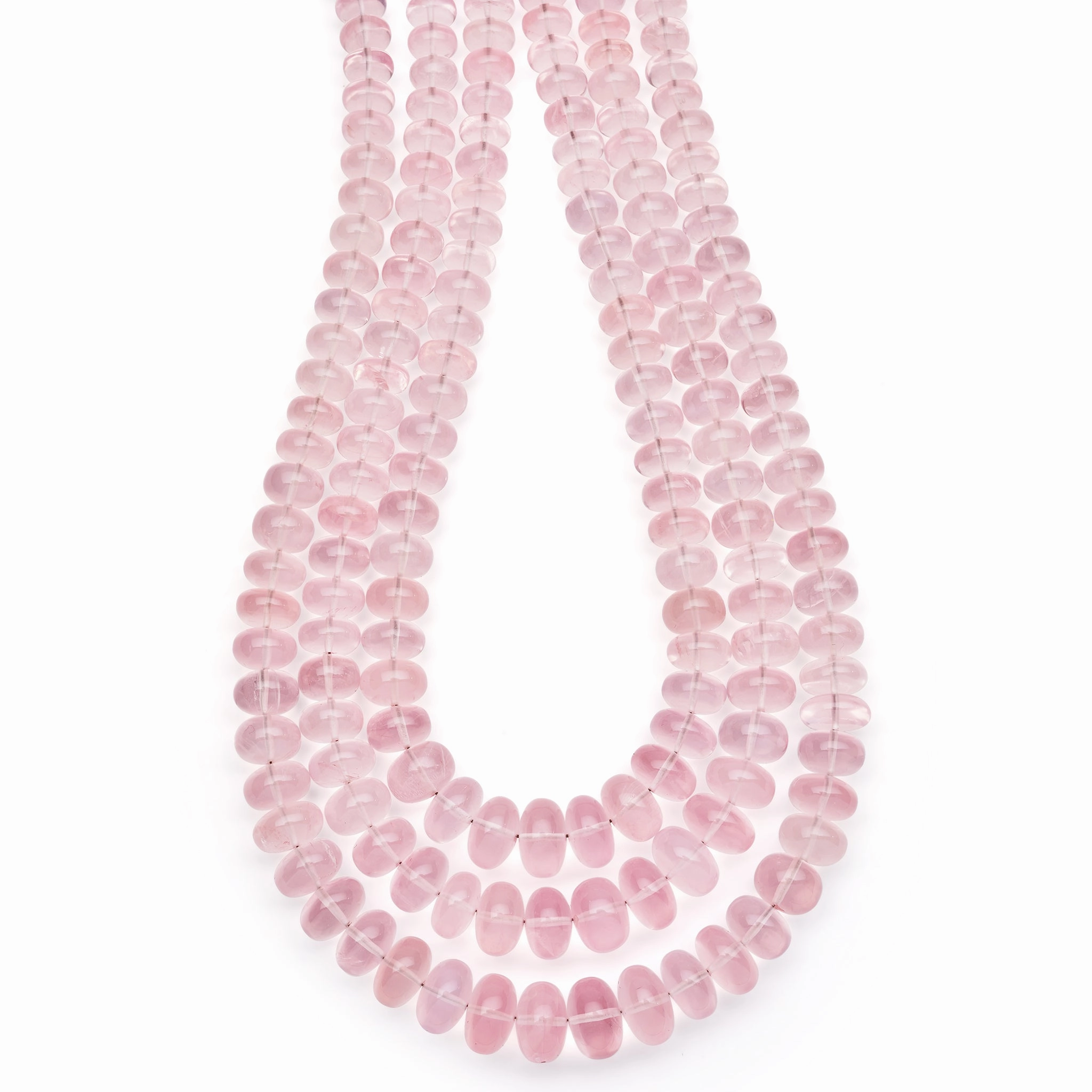 Studio 18K Rose Quartz Necklace