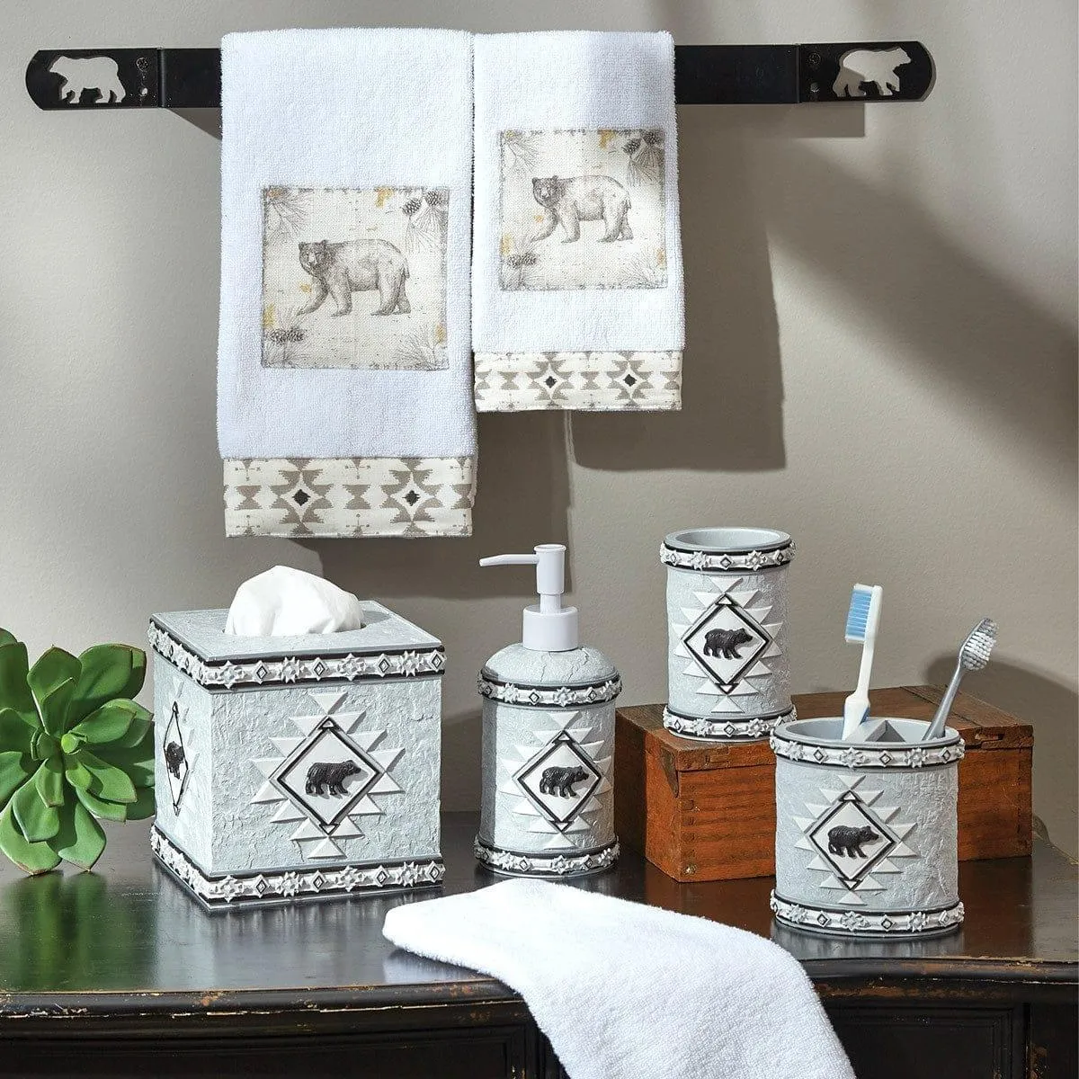 Summit Wildlife Terry Bathroom Towels