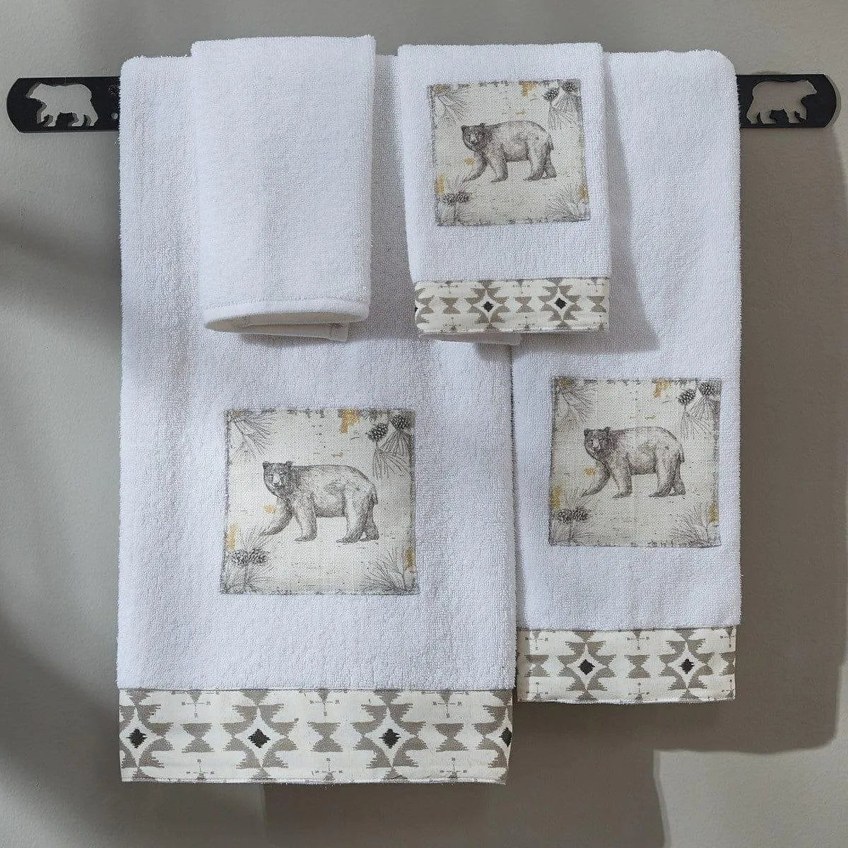Summit Wildlife Terry Bathroom Towels bath towels, hand towels