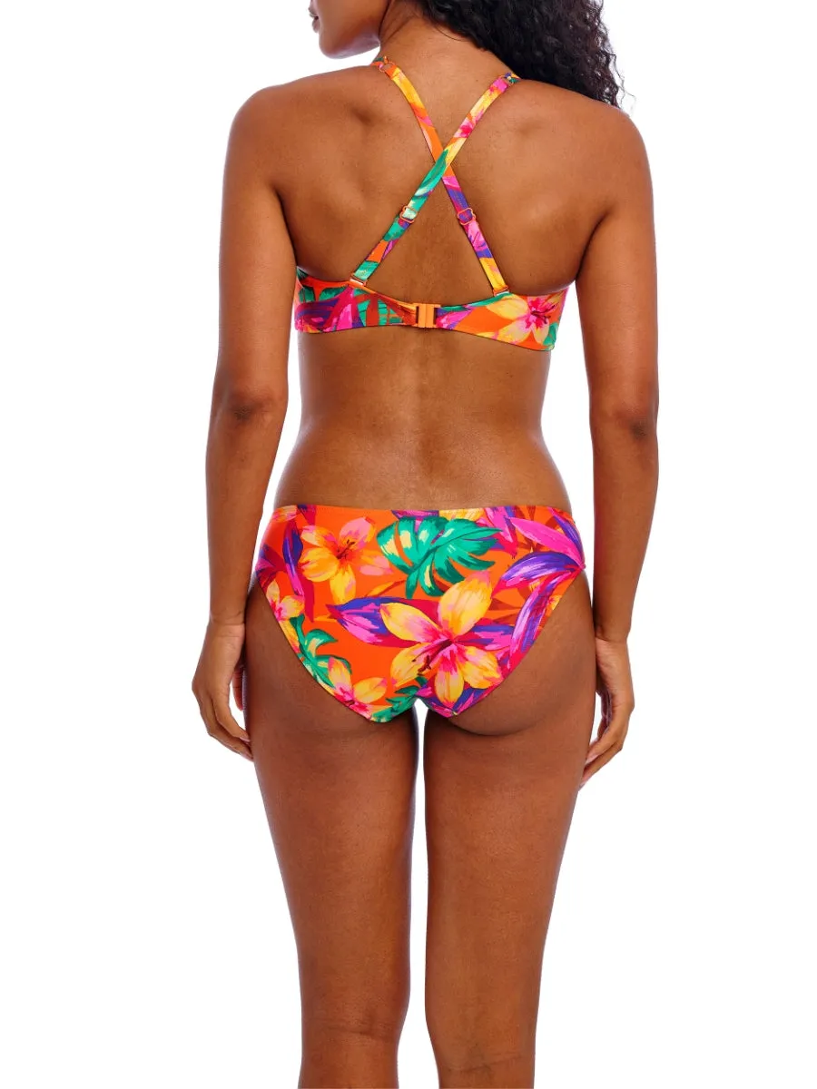 Sun Haze Bralette Bikini Top - Mandarin