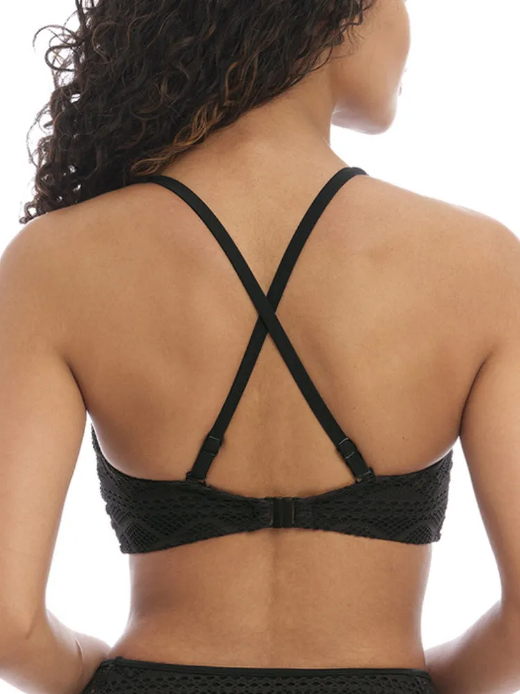Sundance Bralette Bikini Top - Black
