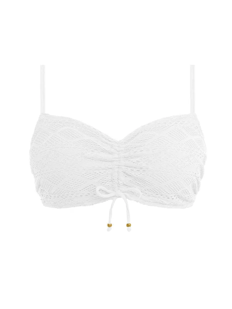 Sundance Bralette Bikini Top - White