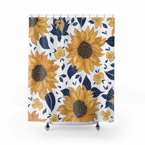 Sunflowers, floral shower curtain Lighting,Home Lighting