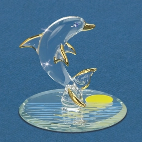 Sunset Dolphin Decorative Mirror,Home Decor Mirror