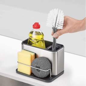 Surface Stainless-steel Large Sink Tidy in Stainless-steel Kitchen Accessories,kitchen counter accessories