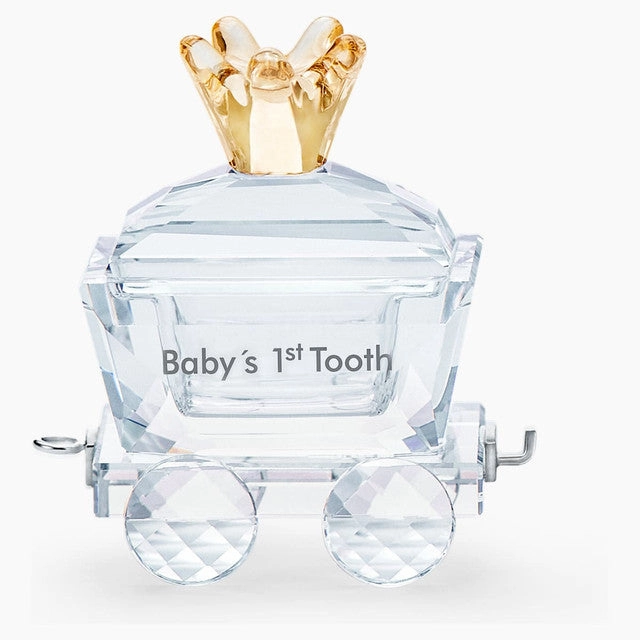 Swarovski Baby's 1st Tooth Wagon Decorative Mirror,Home Decor Mirror