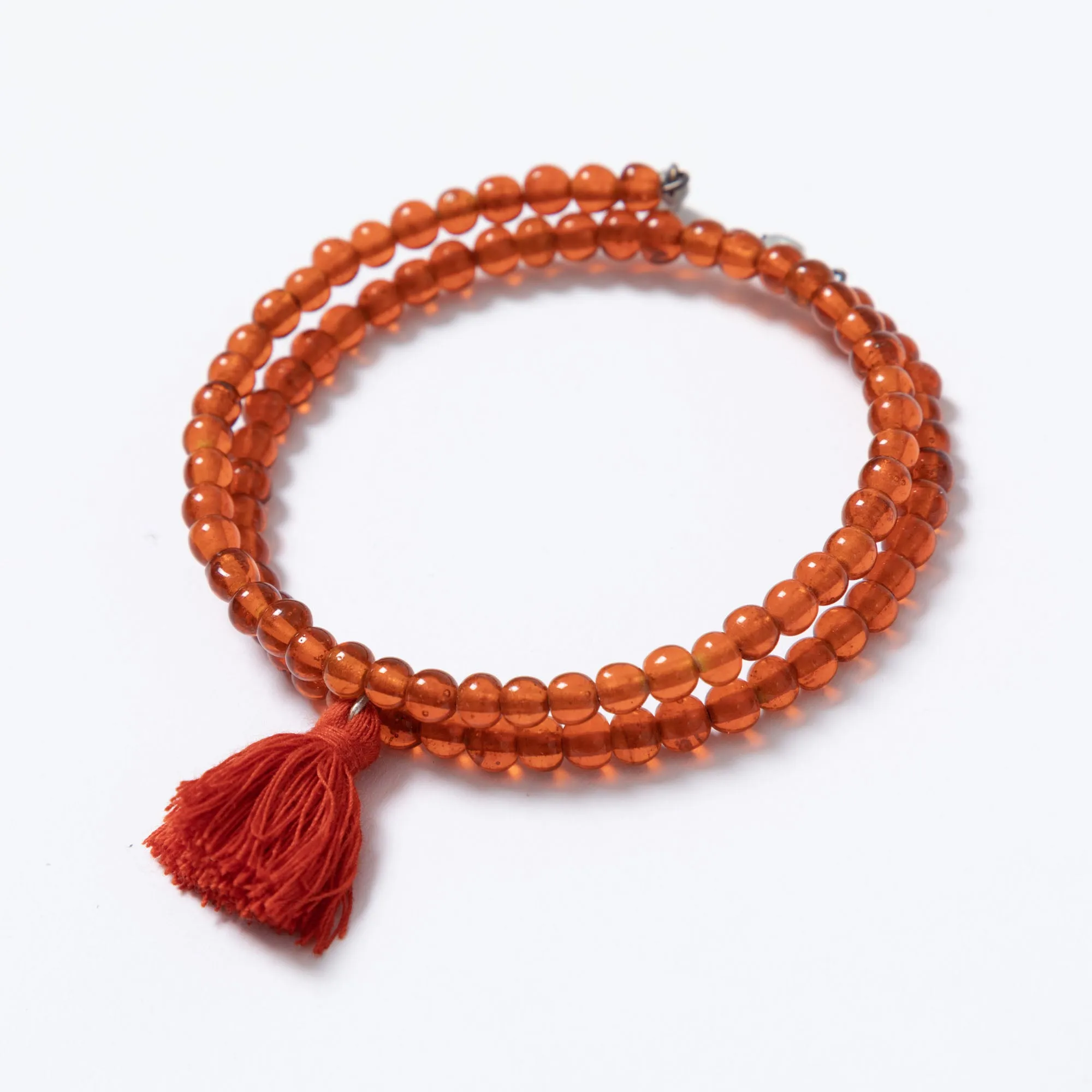 Taj Tassel Glass Bead Bracelet