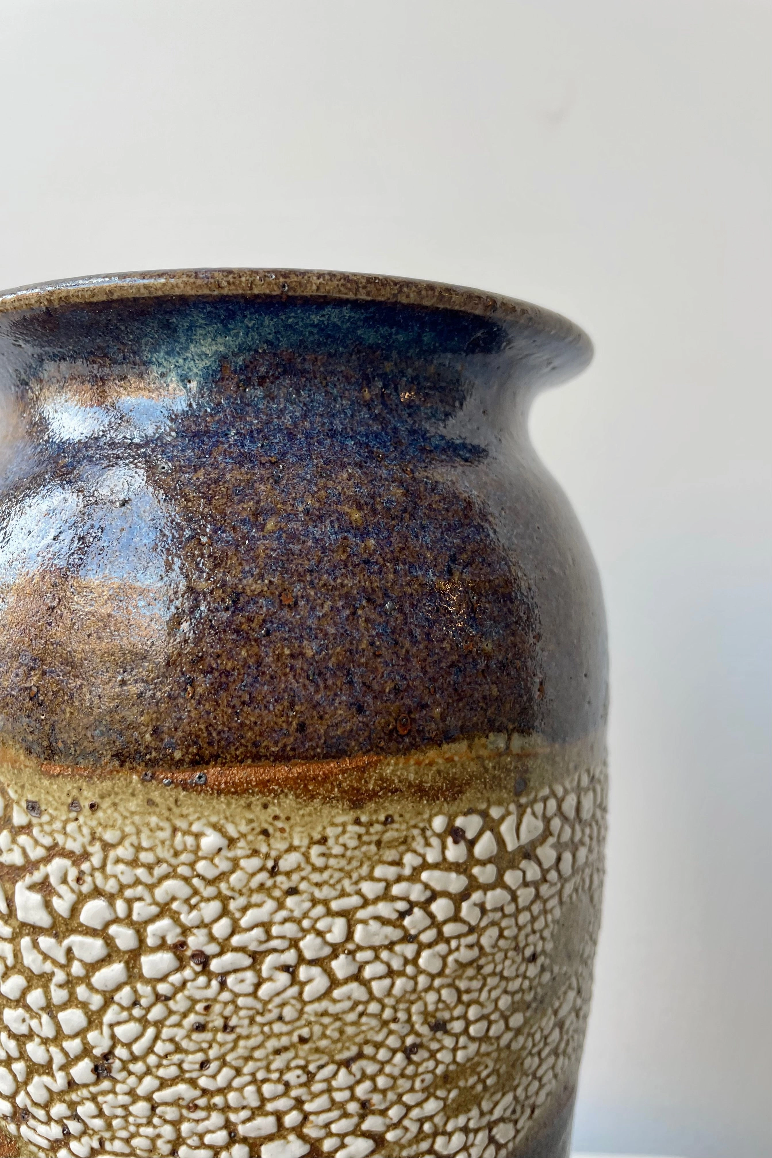 Tall Vase Super Crackle Glaze Medium