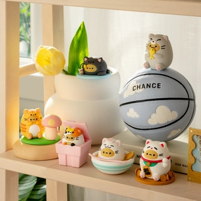 Tayto Potato Cat Blind Box Decorative Mirror,Home Decor Mirror