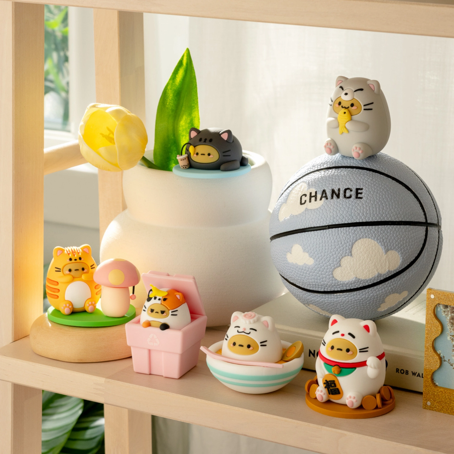 Tayto Potato Cat Blind Box Decorative Mirror,Home Decor Mirror