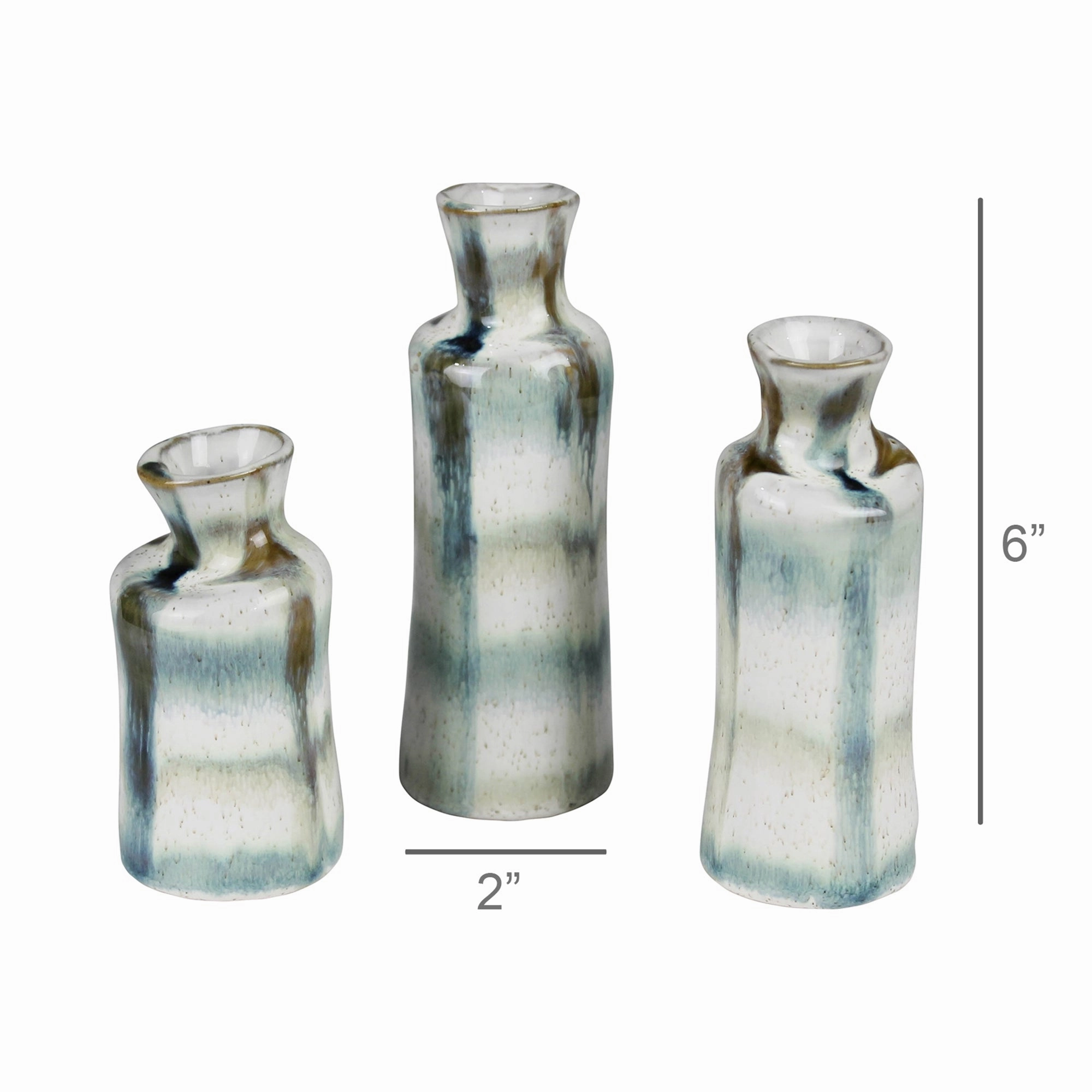 Tessa Vases, Ceramic - Set of 3