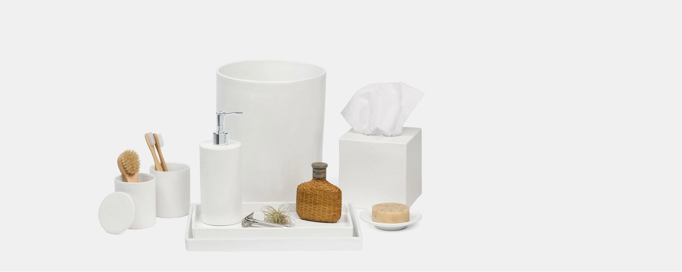 textured ceramic brush holder Soap Dispenser,Liquid Soap Dispenser
