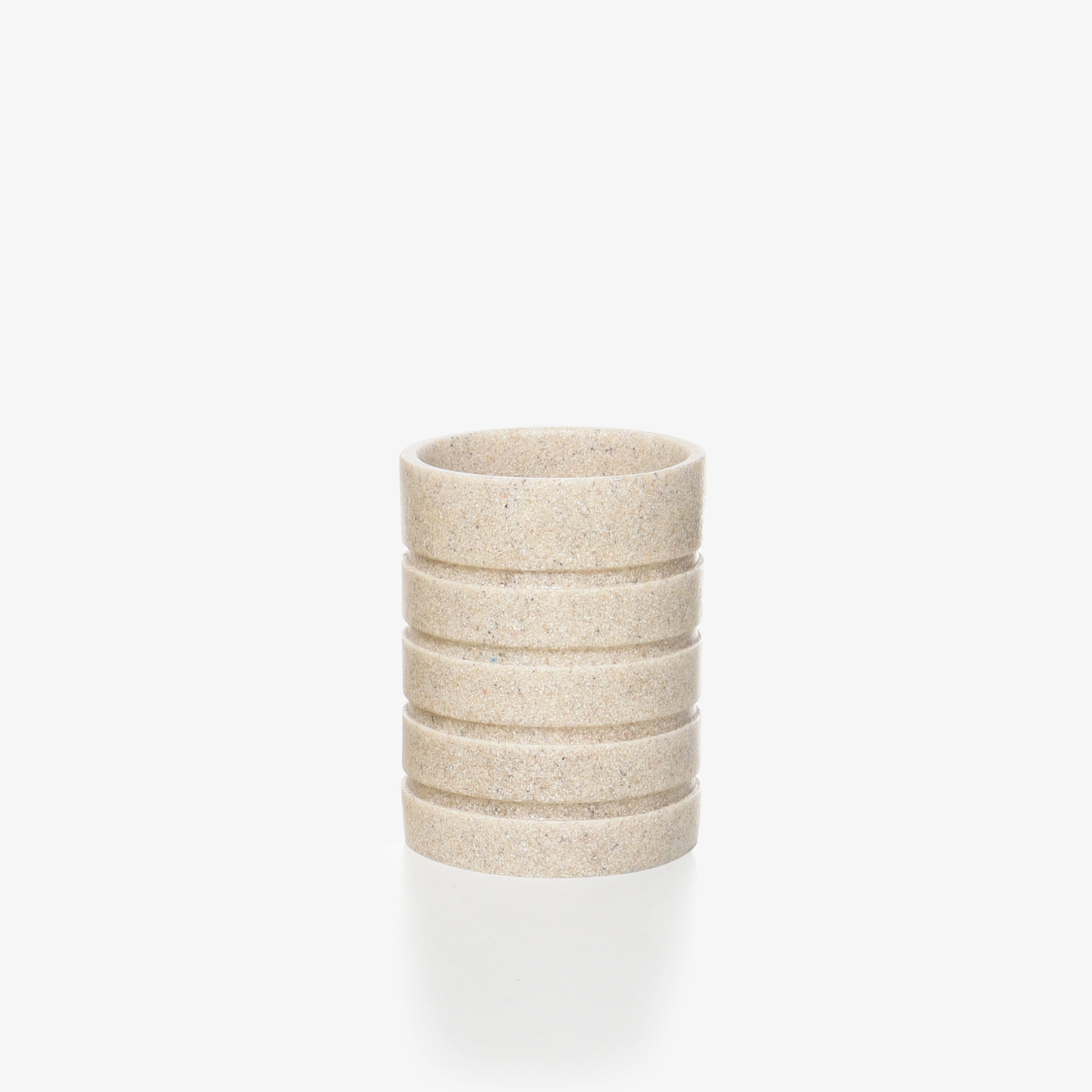 Textured Lignin Porcelain Bath Set