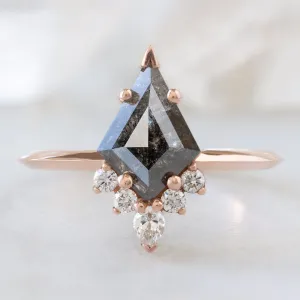 The Aster Ring | Build Your Own Kite Black Diamond Engagement Ring