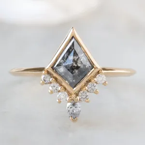 The Aster Ring | Build Your Own Kite Salt and Pepper Diamond Engagement Ring