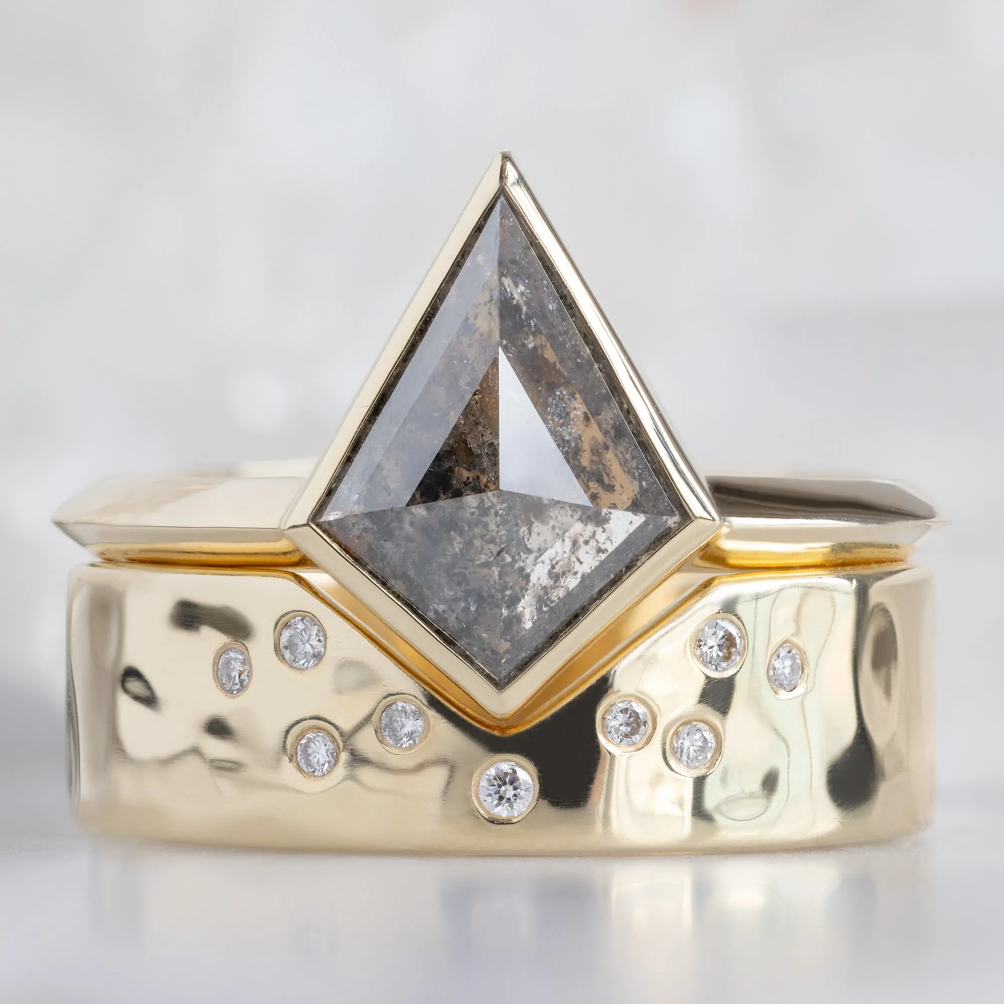 The Hazel Ring | Build Your Own Kite Black Diamond Engagement Ring
