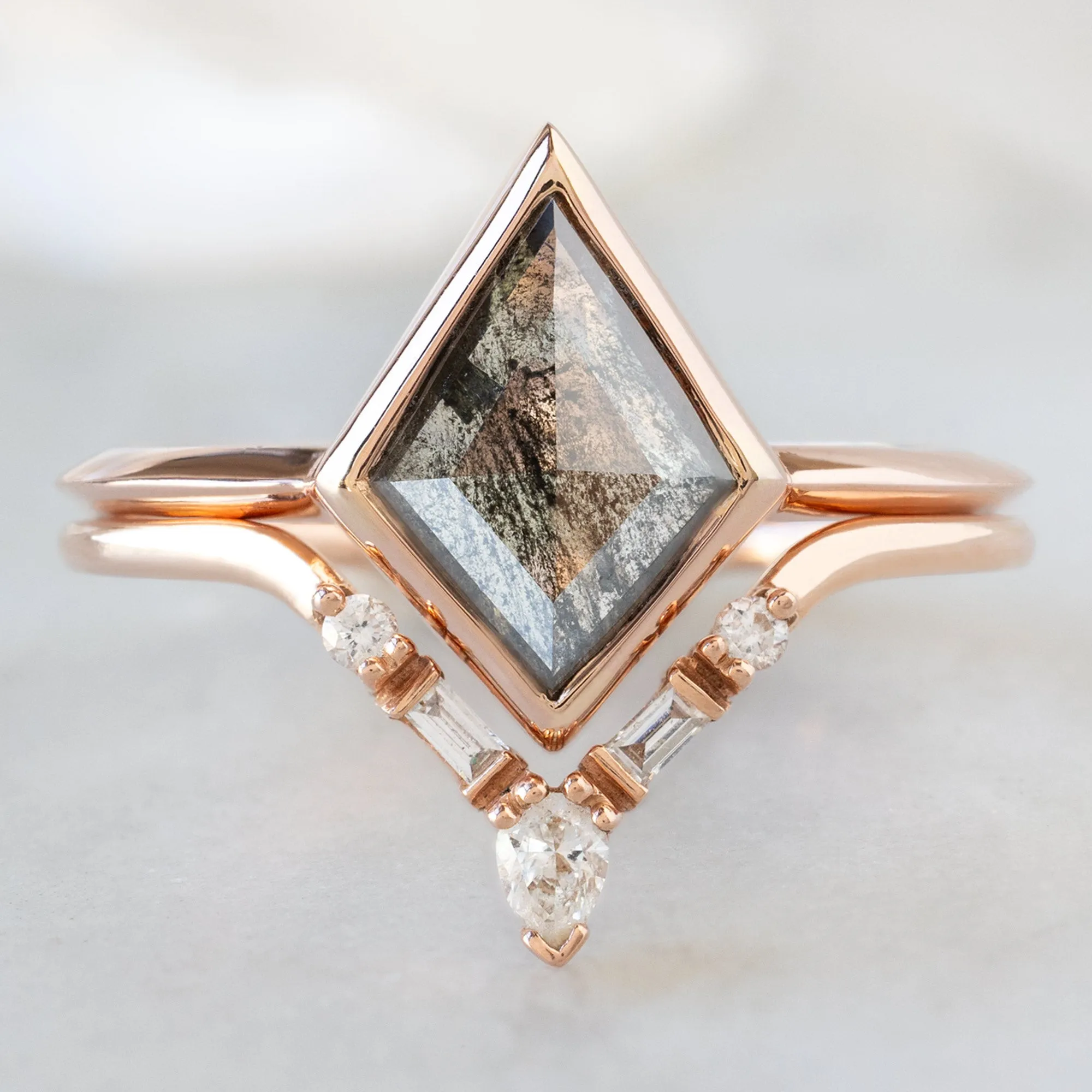 The Hazel Ring | Build Your Own Kite Black Diamond Engagement Ring