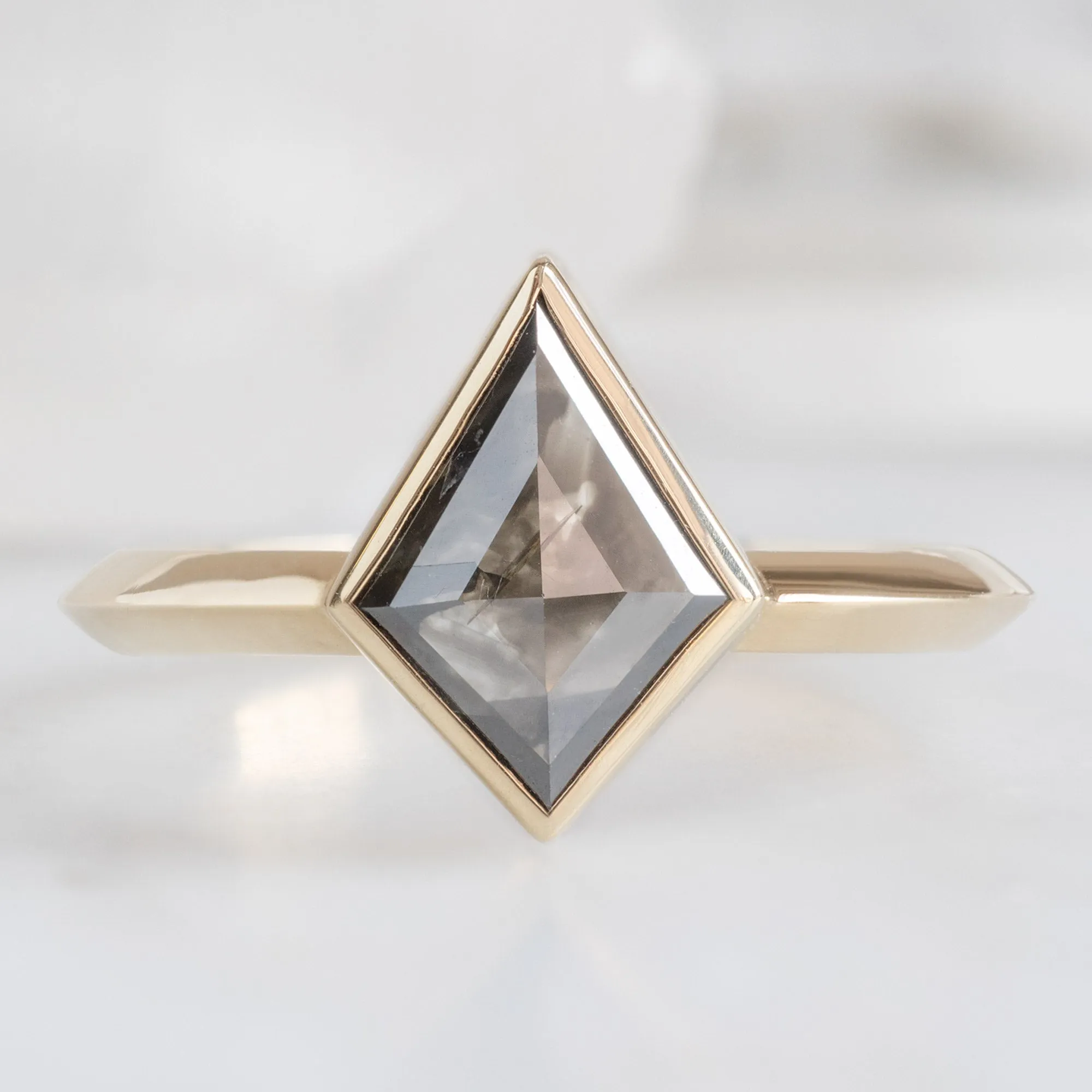 The Hazel Ring | Build Your Own Kite Black Diamond Engagement Ring