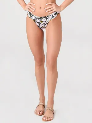 The Tanga Pant Bikini Bottom In Print D Small Pink Palm