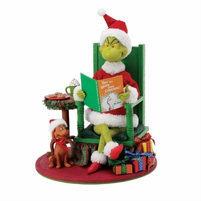The Grinch Bedtime Story Figurine Decorative Mirror,Home Decor Mirror