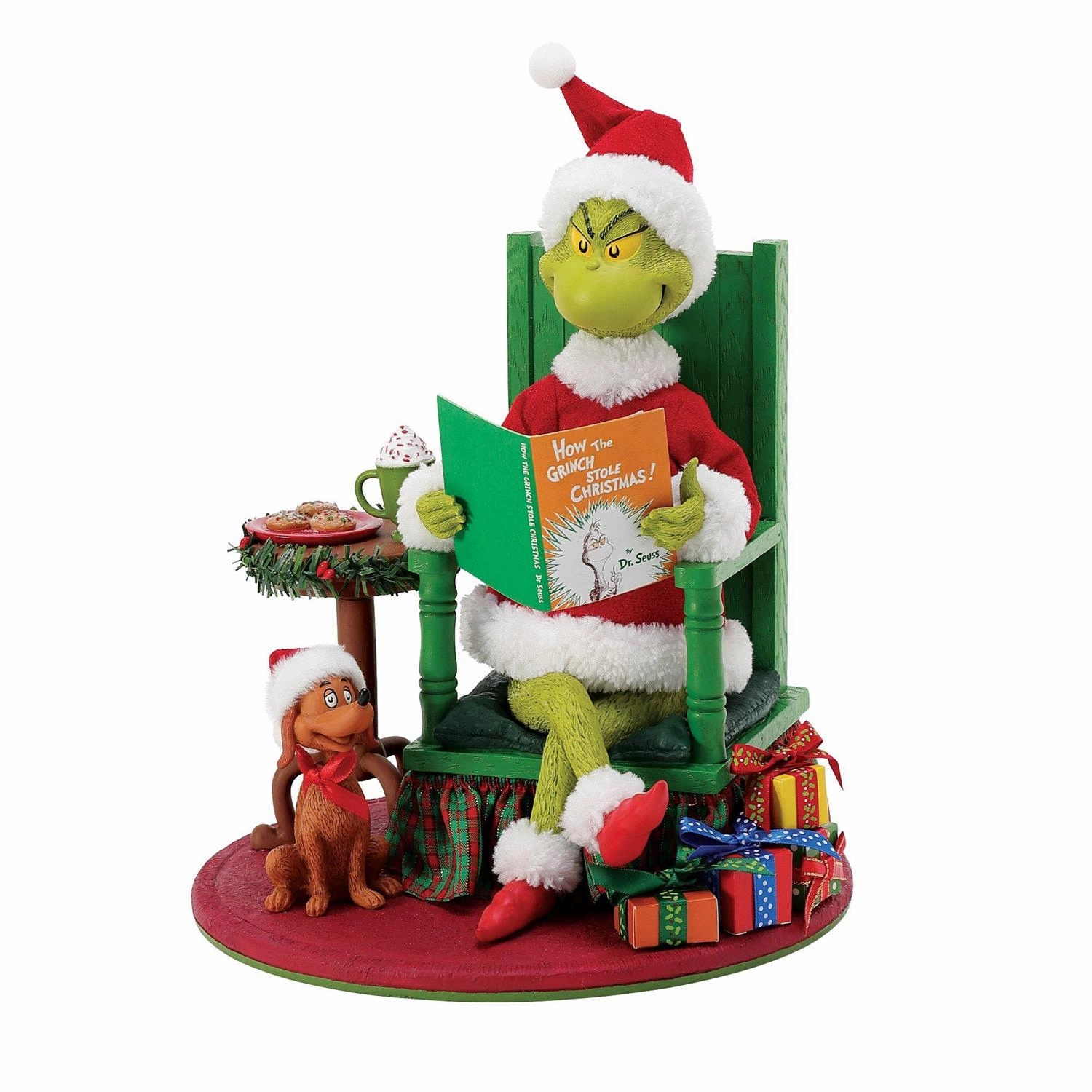 The Grinch Bedtime Story Figurine Decorative Mirror,Home Decor Mirror