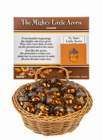The Mighty Little Acorn Token Charm