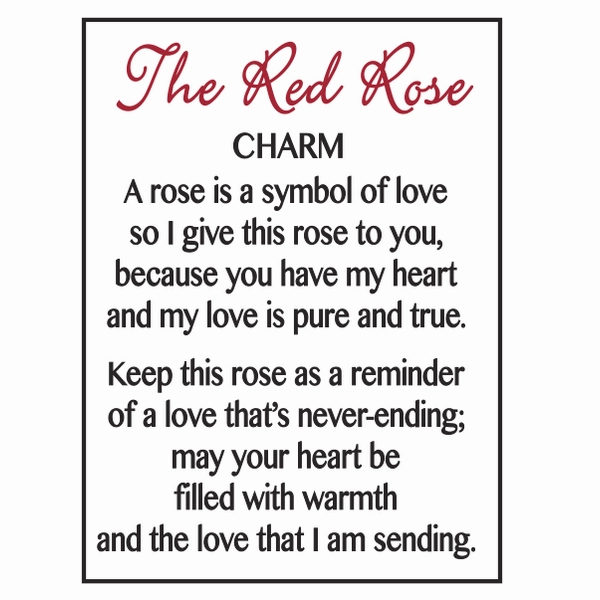 The Red Rose Token Charm