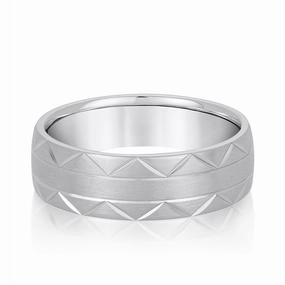 The Warrior Man Mens Wedding Band