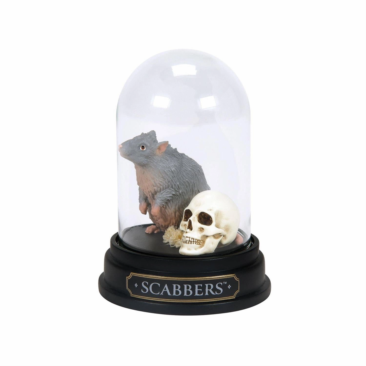 The Wizarding World of Harry Potter Scabbers Rat Curiosity Cloche 3.75" Decorative Mirror,Home Decor Mirror