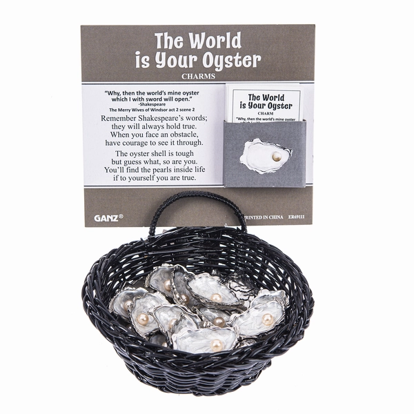 The World is Your Oyster Token Charm