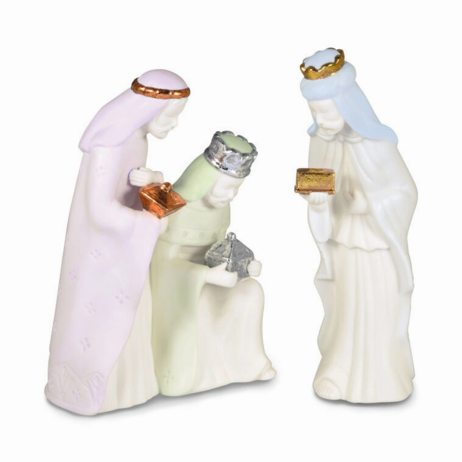 Three Wise Men Nativity Figurines, Set of 2 Decorative Mirror,Home Decor Mirror