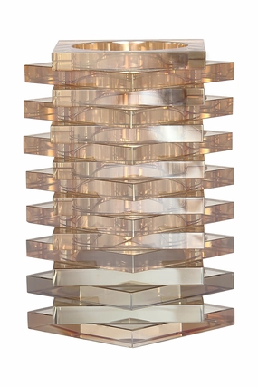 Tiered Crystal Vase | OROA Celia Vase,Glass Vase