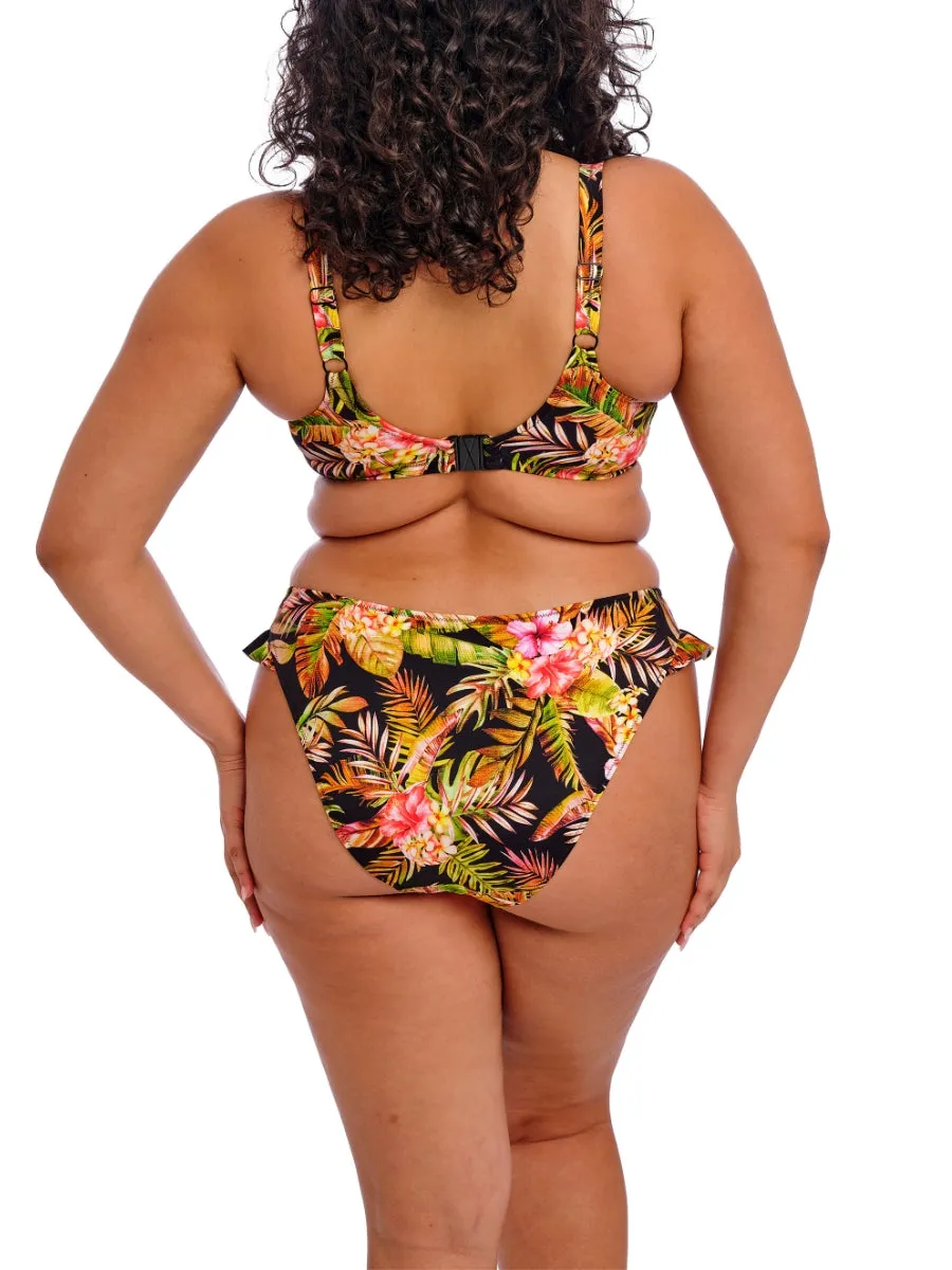 Tiger Valley Plunge Bikini Top - Black