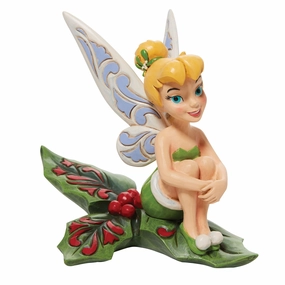 Tinker Bell Sitting on Holly Decorative Mirror,Wall Mirror