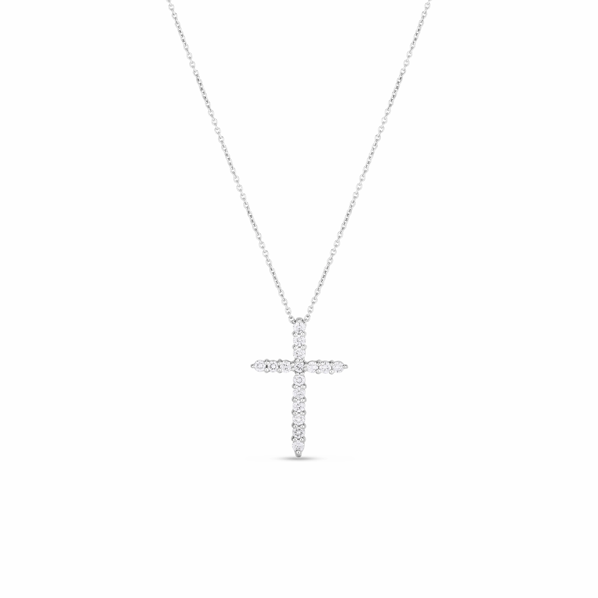 Tiny Treasures Diamond Bigger Cross Pendant