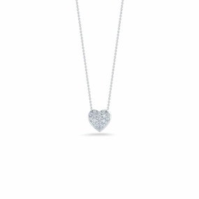Tiny Treasures Diamond Puffed Heart Pendant