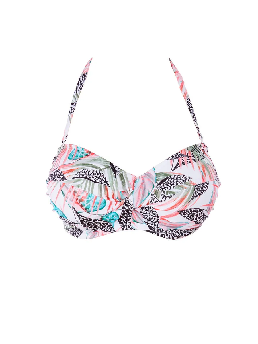 Tobago Bandeau Bikini Top - Melon