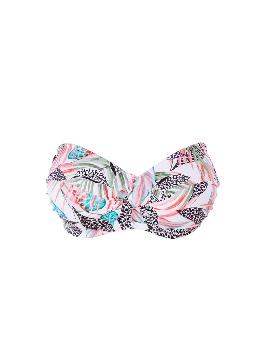 Tobago Bandeau Bikini Top - Melon